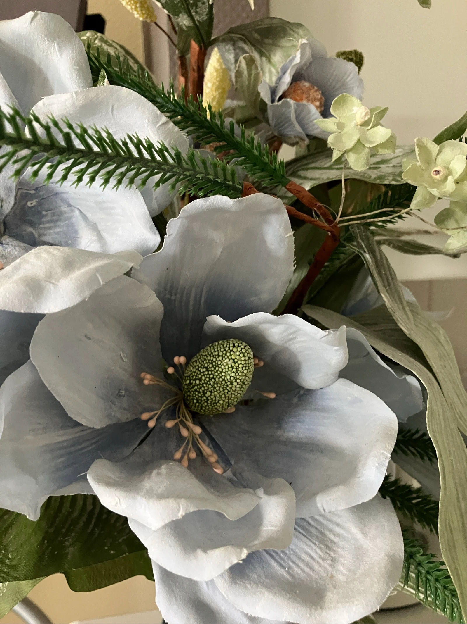 Arreglo floral con jarrón / decoración de planta artificial – photo 2